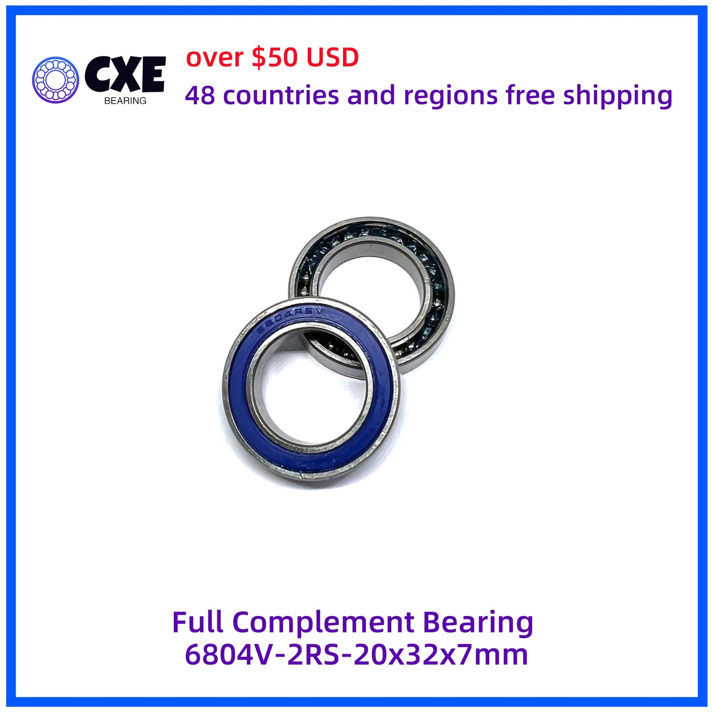Rolamento de Complemento Completo 6804V-2RS-20x32x7mm