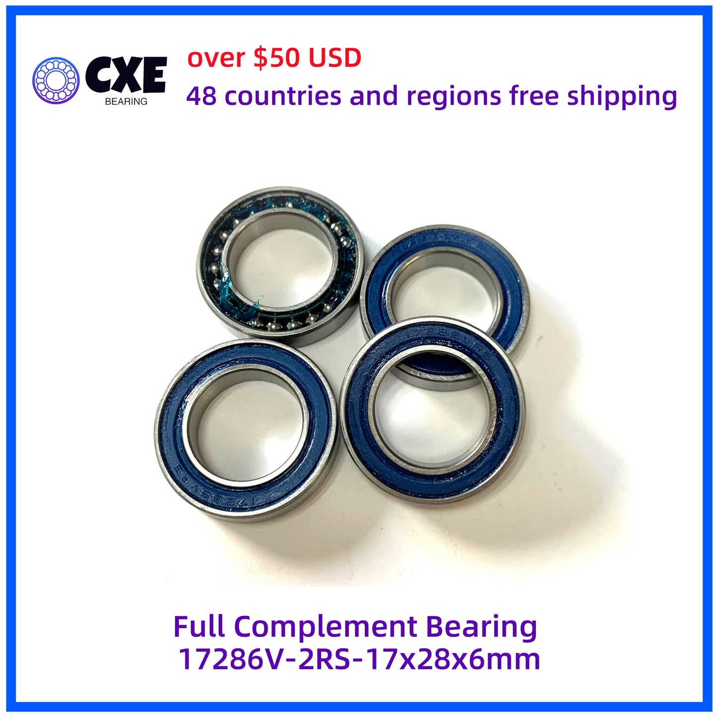 Rolamento de Complemento Completo 17286V-2RS-17x28x6mm