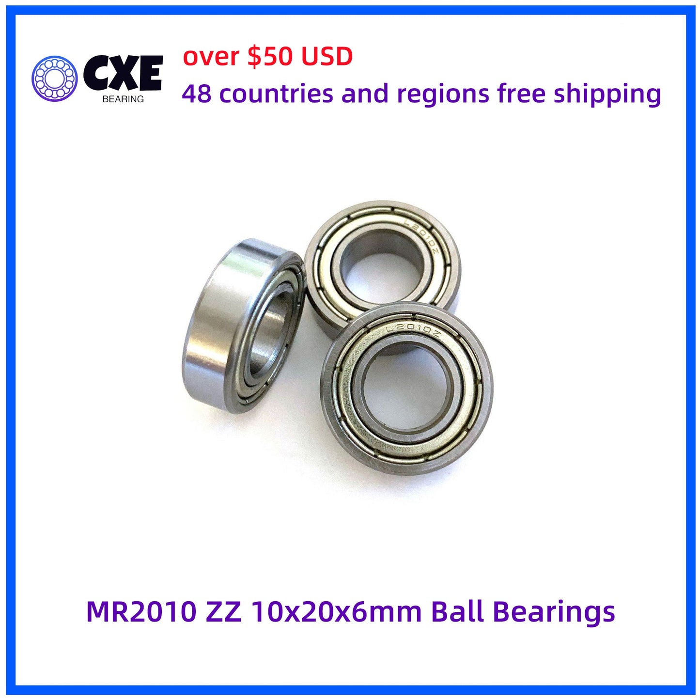 MR2010 ZZ 10x20x6mm Vòng bi xe đạp
