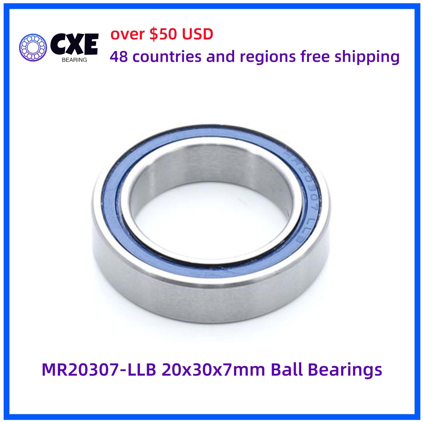 Rolamentos de bicicleta MR20307-LLB 20x30x7mm