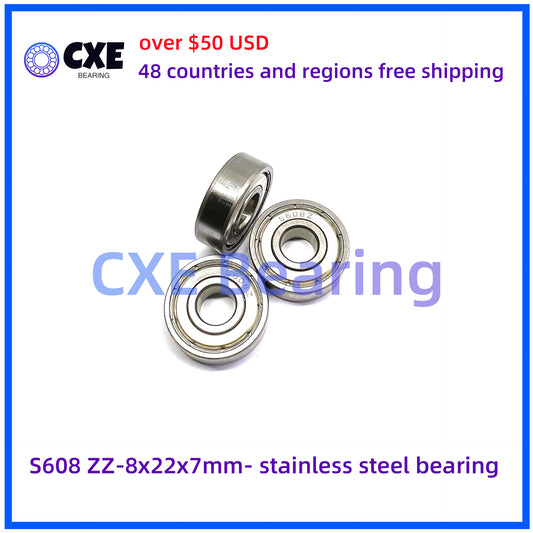 s608-zz-8x22x7mm-Vòng bi thép không gỉ