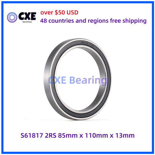 S61817-2RS 85mm*110mm*13mm Vòng bi thép không gỉ