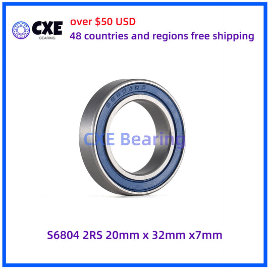 S6804 2RS  20mm*32mm*7mm Vòng bi thép không gỉ