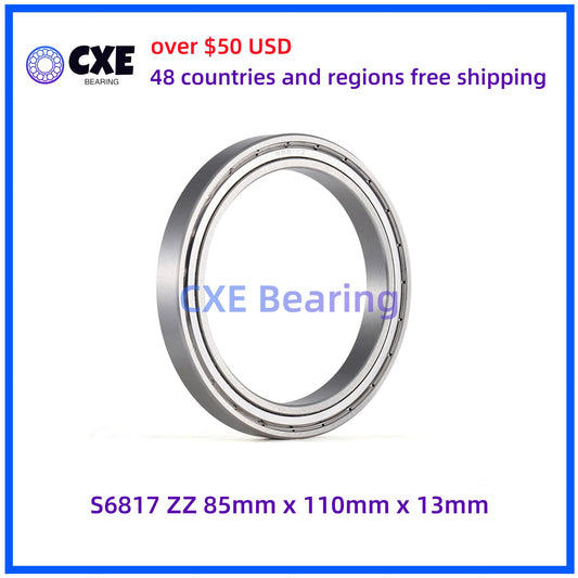 S61817-ZZ 85mm*110mm*13mm Vòng bi thép không gỉ